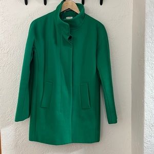 J. Crew Factory City Coat Wool Blend Coat Jacket Peacoat